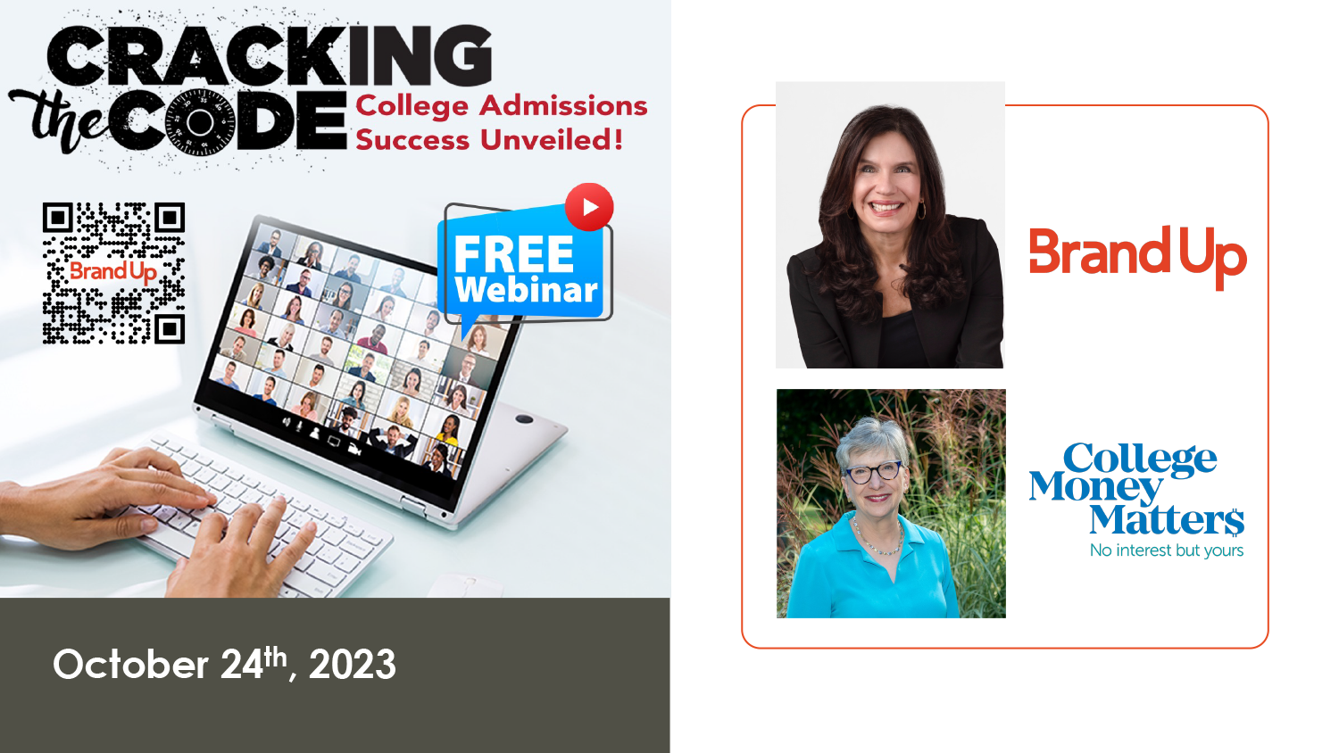 Cracking the Code: College Admissions Success — October 24th Webinar